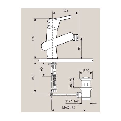 Μπαταρία Μπιντέ 6604 Twist Emmevi χρωμέ