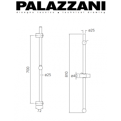 Στήλη-Βέργα Ντούς 9920C2 renovation Palazzani 