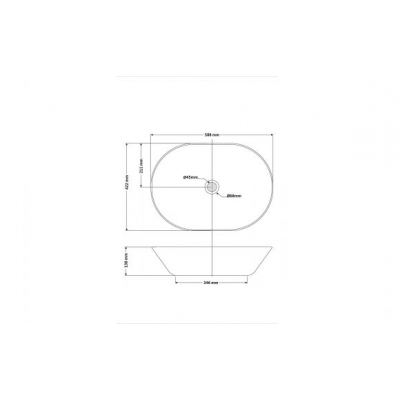 Νιπτήρας Επιτραπέζιος BATHCO New Toulouse (4037N) 58,8x42,2x13,8cm Νιπτήρας Επιτραπέζιος BATHCO New Toulouse (4037N) 58,8x42,2x13,8cm