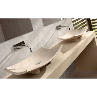 Νιπτήρας Επικαθήμενος BATHCO Bora Bora 60x40x15cm