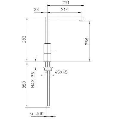 Μπαταρία Νεροχύτου 095339 TRACK Palazzani χρωμέ 