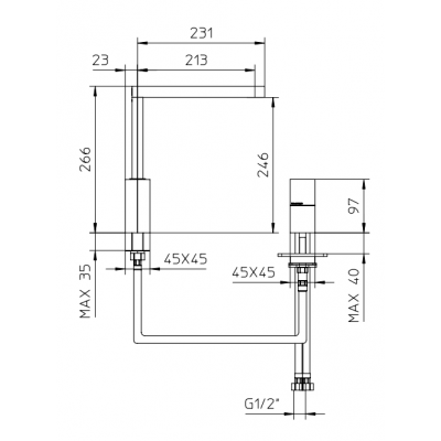 Μπαταρία Νεροχύτου 095348 TRACK Palazzani χρωμέ  