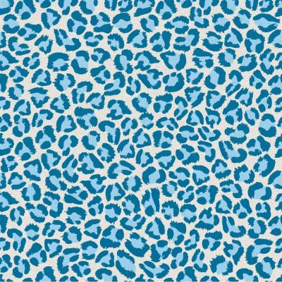 ΠΛΑΚΑΚΙ JUNGLE Animalier Leopard Blue 60x60cm