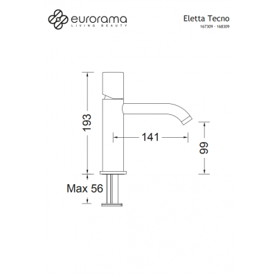 Μπαταρία Νιπτήρος CLIC-CLAC ELETTA CHESTER BRONZE BRUSHED 202-168309-221 