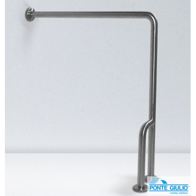 Μπάρα Στήριξης Τοιχου Δαπεδου 80x87,7Y AMEA INOX MAT 530-G56-JCS-38 