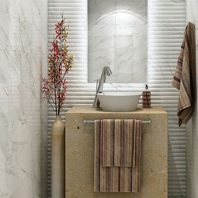 ΠΛΑΚΑΚΙ CARRARA Blanco Brillo Stripe 20x60cm 