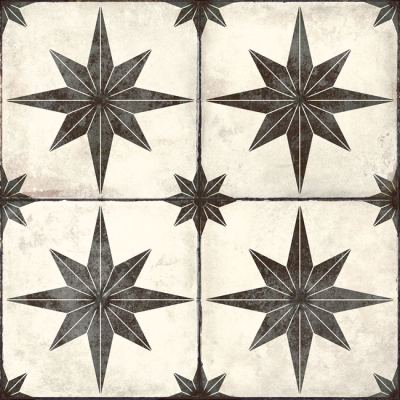 ΠΛΑΚΑΚΙ STAR Black 45x45cm 